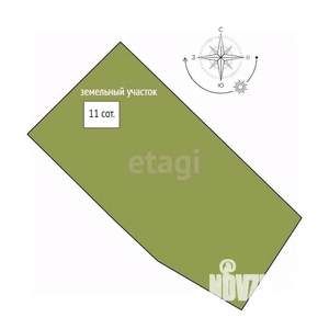 Дом 30м², 2-этажный, участок 11 сот.