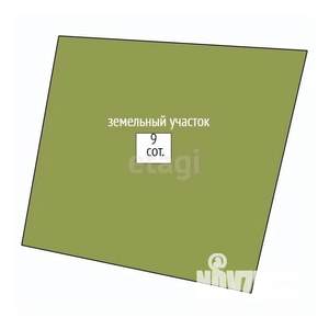 Дом 64м², 1-этажный, участок 9 сот.