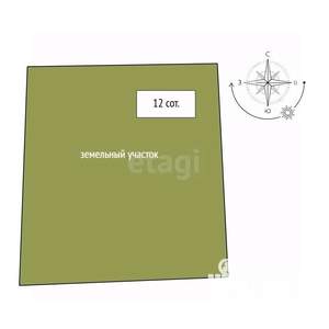 Дом 12м², 1-этажный, участок 12 сот.