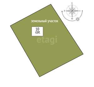Дом 80м&sup2;, 2-этажный, участок 10 сот.  