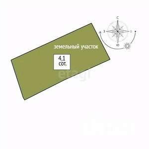 Дом 42м², 1-этажный, участок 4 сот.  