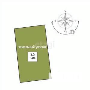 Дом 200м&sup2;, 2-этажный, участок 8 сот.  