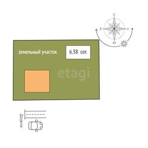 Дом 228м², 3-этажный, участок 6 сот.  
