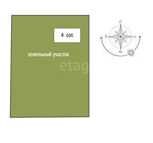 Дом 16м&sup2;, 2-этажный, участок 4 сот.  