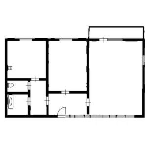 2-к квартира, вторичка, 50м2, 9/9 этаж