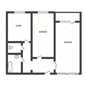 2-к квартира, вторичка, 50м2, 9/9 этаж