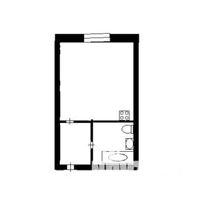 1-к квартира, вторичка, 34м2, 1/9 этаж