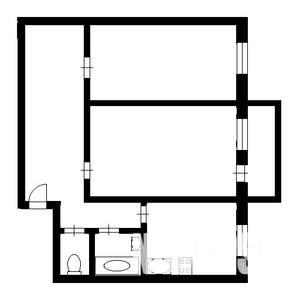 2-к квартира, вторичка, 45м2, 3/5 этаж