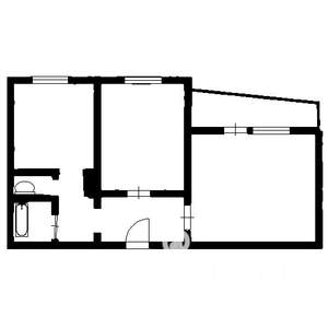 2-к квартира, вторичка, 51м2, 8/9 этаж