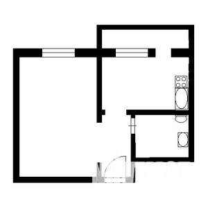 1-к квартира, вторичка, 37м2, 3/9 этаж
