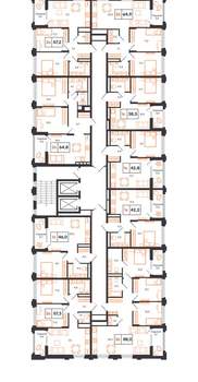 1-к квартира, вторичка, 42м2, 2/15 этаж