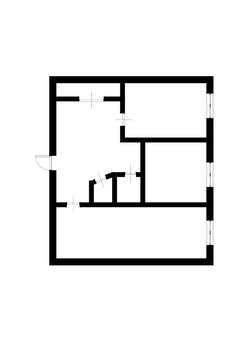 2-к квартира, вторичка, 44м2, 1/5 этаж