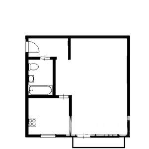 1-к квартира, вторичка, 30м2, 4/5 этаж