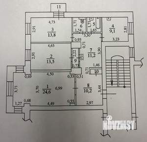 3-к квартира, вторичка, 95м2, 4/5 этаж