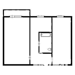2-к квартира, вторичка, 52м2, 5/5 этаж