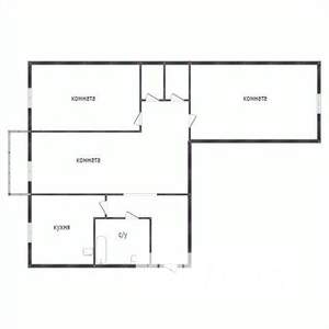 3-к квартира, вторичка, 78м2, 3/4 этаж