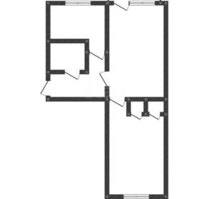 2-к квартира, вторичка, 44м2, 5/5 этаж
