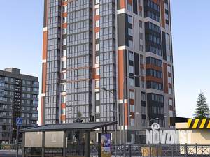 2-к квартира, строящийся дом, 62м2, 13/15 этаж