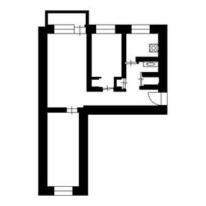 3-к квартира, вторичка, 52м2, 3/5 этаж