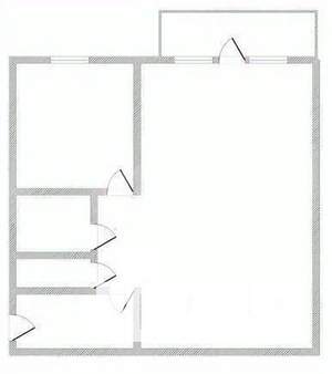 1-к квартира, вторичка, 31м2, 4/5 этаж