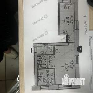 2-к квартира, вторичка, 41м2, 4/4 этаж