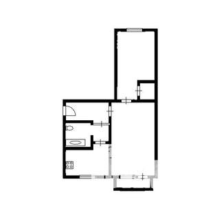 2-к квартира, вторичка, 45м2, 3/5 этаж