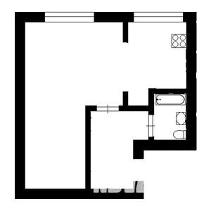 1-к квартира, вторичка, 32м2, 4/5 этаж