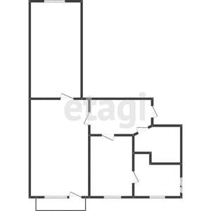 3-к квартира, вторичка, 65м2, 4/5 этаж
