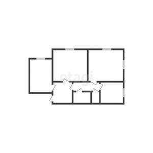 3-к квартира, вторичка, 58м2, 1/3 этаж