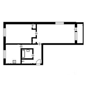 2-к квартира, вторичка, 43м2, 4/5 этаж