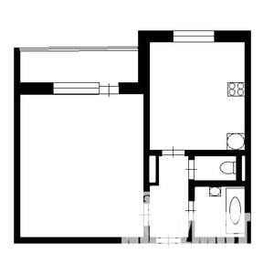 2-к квартира, вторичка, 40м2, 2/9 этаж