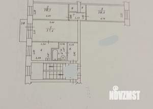 3-к квартира, вторичка, 57м2, 2/5 этаж