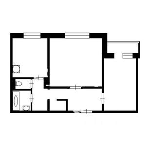2-к квартира, вторичка, 54м2, 5/5 этаж
