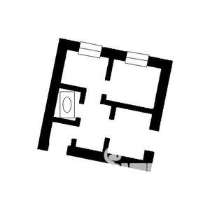 2-к квартира, вторичка, 43м2, 3/3 этаж