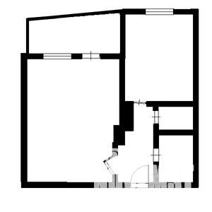 1-к квартира, вторичка, 33м2, 1/5 этаж