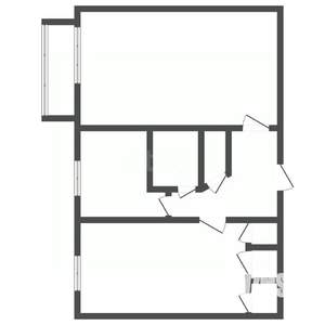 2-к квартира, вторичка, 43м2, 5/5 этаж