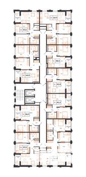 1-к квартира, вторичка, 42м2, 2/15 этаж