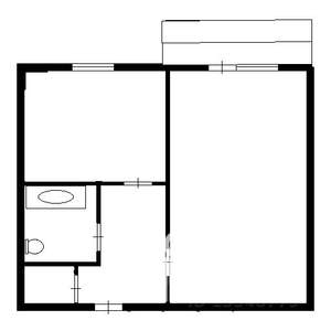 1-к квартира, вторичка, 29м2, 2/5 этаж