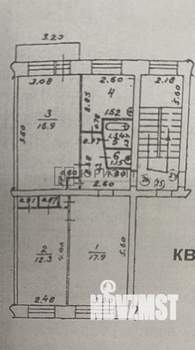 3-к квартира, вторичка, 63м2, 2/5 этаж