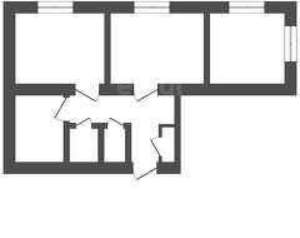 3-к квартира, вторичка, 64м2, 3/3 этаж