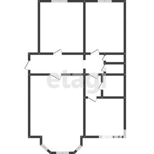 3-к квартира, вторичка, 58м2, 2/5 этаж