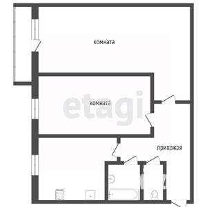 2-к квартира, вторичка, 41м2, 3/5 этаж