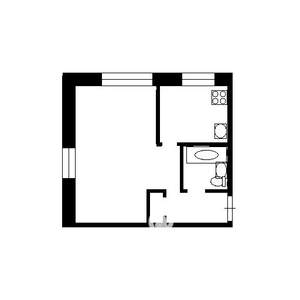 1-к квартира, вторичка, 33м2, 5/5 этаж