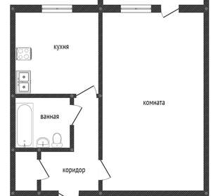 1-к квартира, вторичка, 29м2, 5/5 этаж