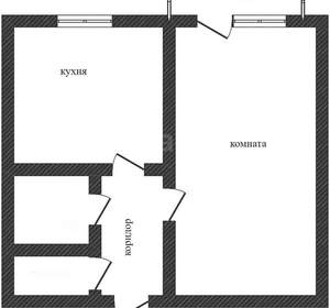 1-к квартира, вторичка, 35м2, 4/9 этаж