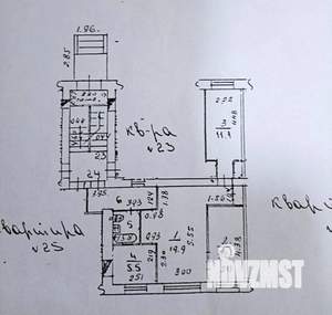 3-к квартира, вторичка, 55м2, 1/5 этаж