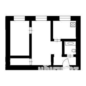 2-к квартира, вторичка, 40м2, 4/5 этаж