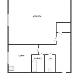 1-к квартира, вторичка, 31м2, 1/5 этаж
